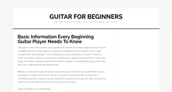 Desktop Screenshot of guitar-instructions.org