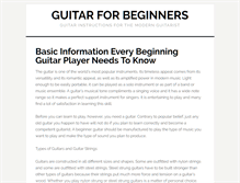 Tablet Screenshot of guitar-instructions.org